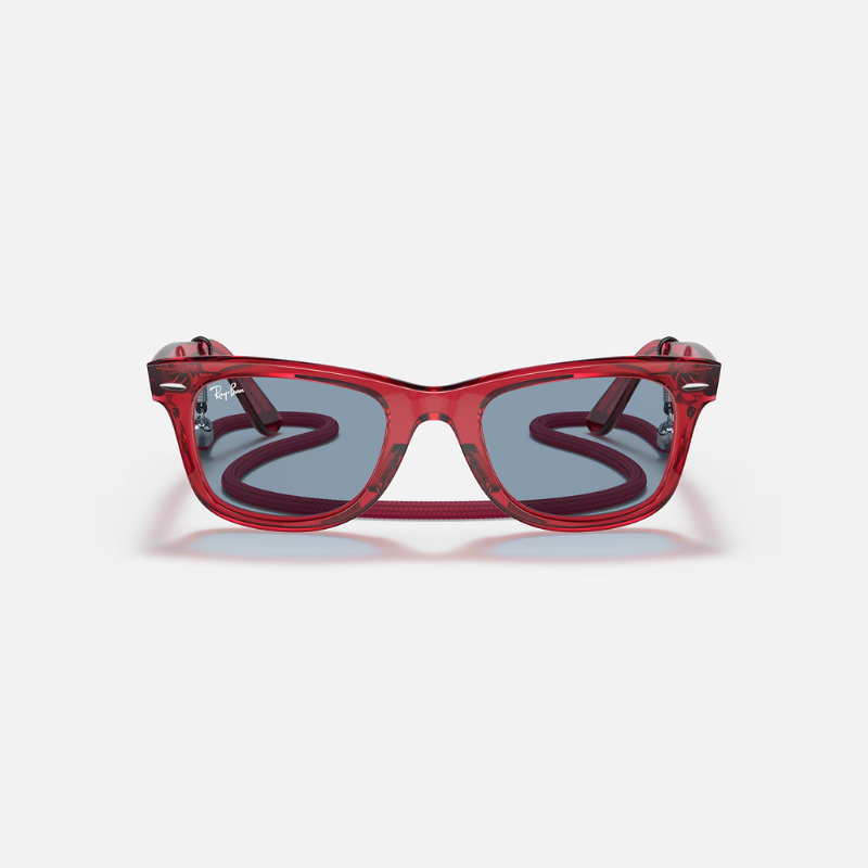 ORIGINAL WAYFARER COLORBLOCK TRANSPARENT RED