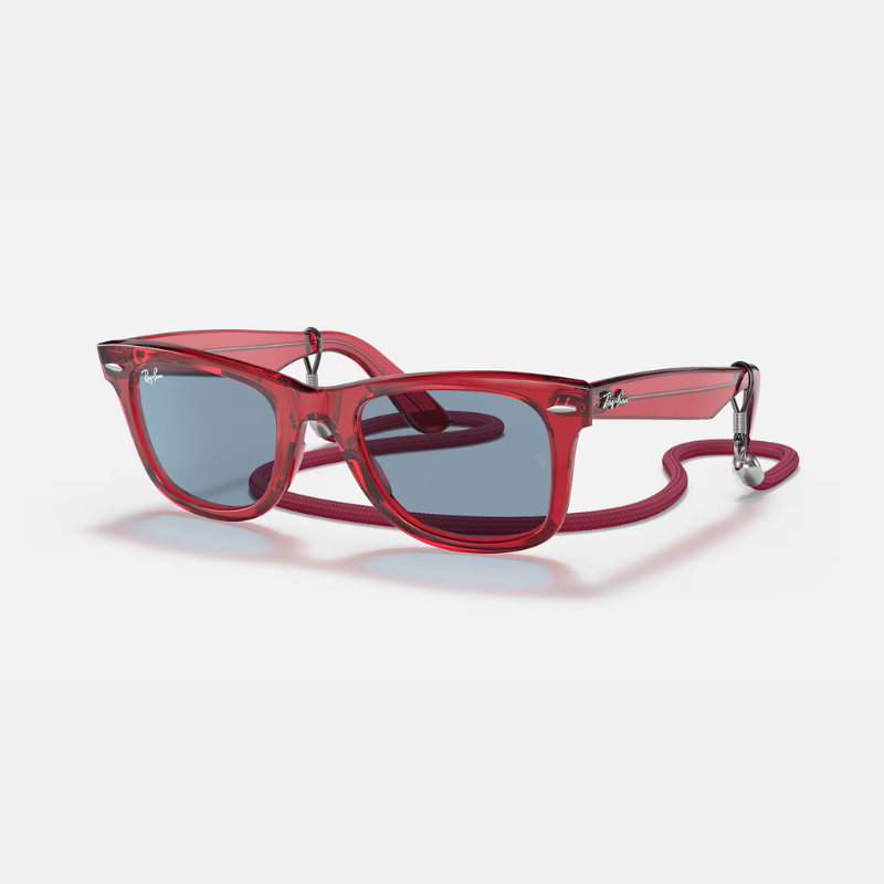 ORIGINAL WAYFARER COLORBLOCK TRANSPARENT RED