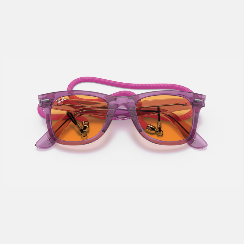 ORIGINAL WAYFARER COLORBLOCK TRANSPARENT VIOLET ORANGE