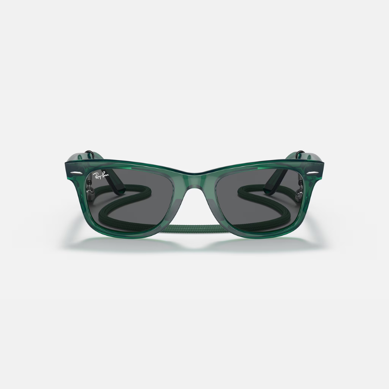 ORIGINAL WAYFARER COLORBLOCK TRANSPARENT GREEN