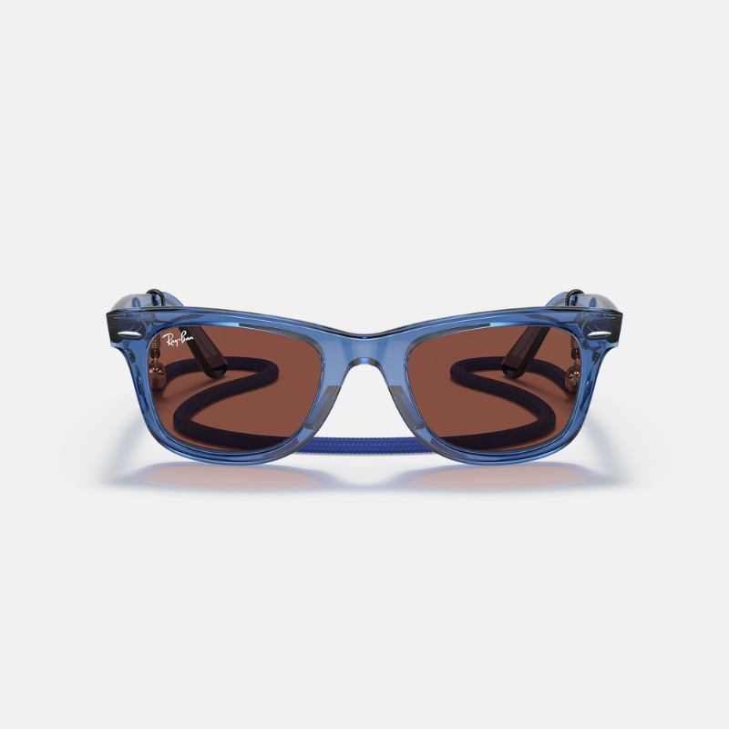 ORIGINAL WAYFARER COLORBLOCK TRANSPARENT BLUE