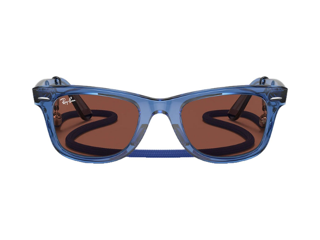 ORIGINAL WAYFARER COLORBLOCK TRANSPARENT BLUE