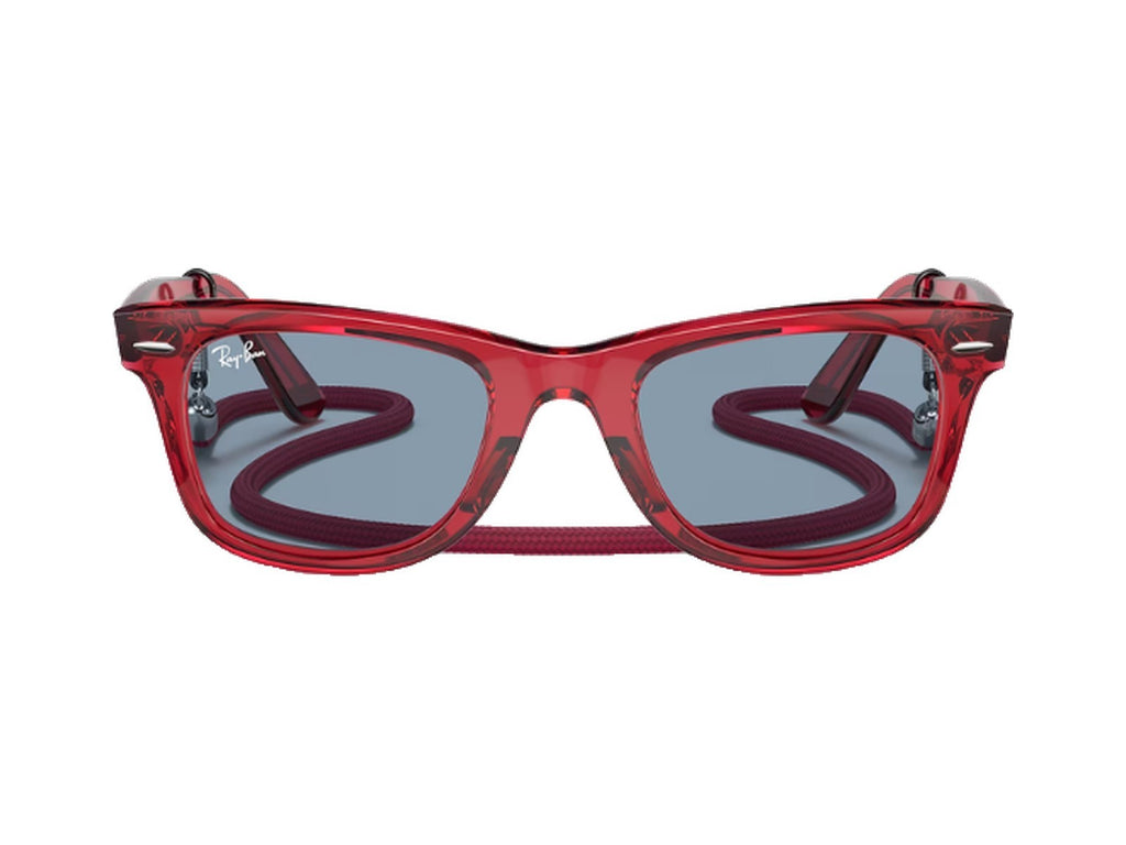 ORIGINAL WAYFARER COLORBLOCK TRANSPARENT RED