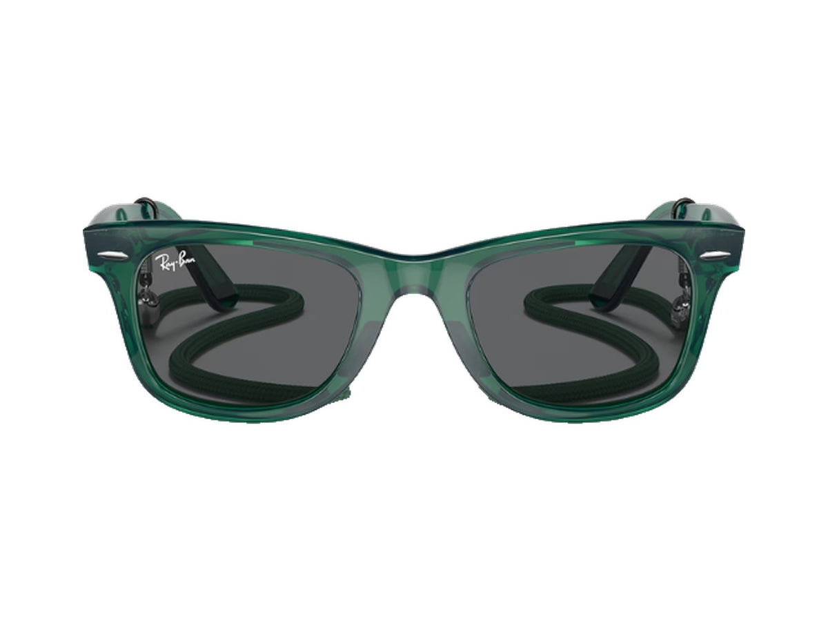 ORIGINAL WAYFARER COLORBLOCK TRANSPARENT GREEN